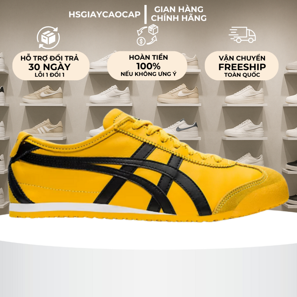 [ Best Quality ] Giày Onitsuka Tiger Mexico 66 Đủ Màu Full Box, Hàng Chuẩn Best Quality
