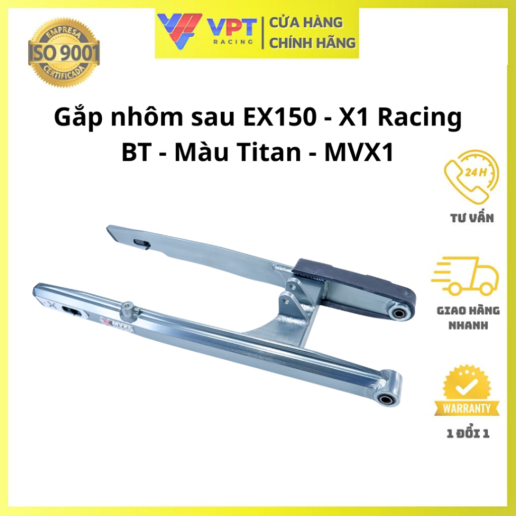 Gắp EX150 | Gấp nhôm EX 150 bát trong titan chính hãng X1R GN-EX150