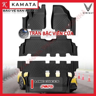  VC:kama150 Thảm lót sàn xe ô tô Vinfast LIMOGREEN 2025-2026 chất liệu TPV tràn viền bậc cửa KAMATA 