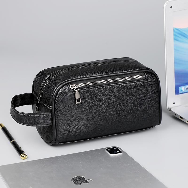 Túi Đựng Đồ Nam, Chất Liệu Da PU Cao Cấp, Không Thấm Nước, Thiết Kế Hợp Xu hướng Thích Hợp Cho Điện Thoại Di Động, Túi Đ