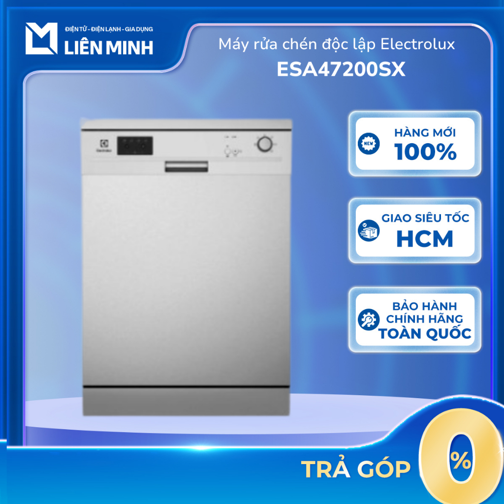 Máy Rửa Chén Độc Lập Electrolux ESA47200SX [SHIP 0Đ HCM]