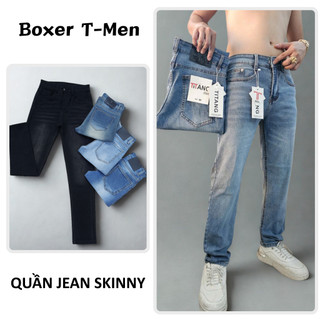  Quần Jean Skinny Nam  Chất Vải Denim Co Giãn Nhẹ 4  Quần Bò Jean Skinny Không Phai Màu BIGSIZE 