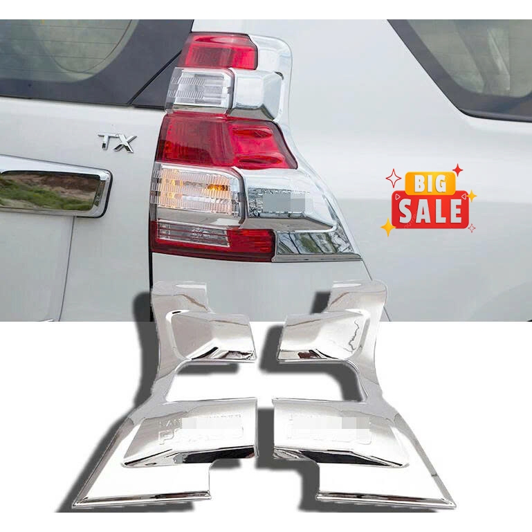 Ốp Đèn Hậu Prado 2014 2014 2016 2017 - Ốp Bảo Vệ Đèn Hậu Toyota Land Cruiser Prado 2014/2017
