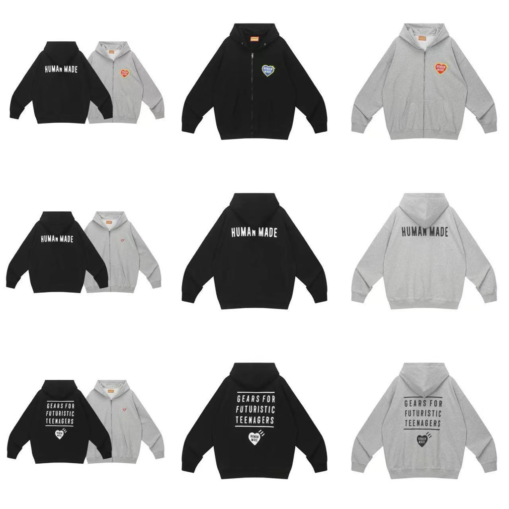 ⚡ORDER⚡Áo Hoodie Zip Human Made 2025 - Human Made Hoodie zip / Áo Khoác có mũ HumanMade mùa đông