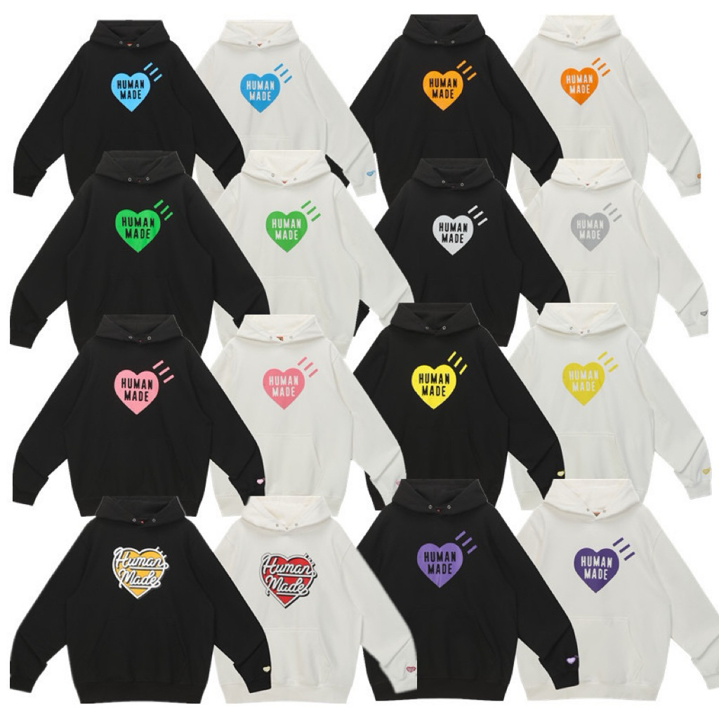 ⚡ORDER⚡Áo Hoodie Human Made 2025 logo trái tim - Human Made Hoodie / Áo Khoác có mũ HumanMade mùa đô