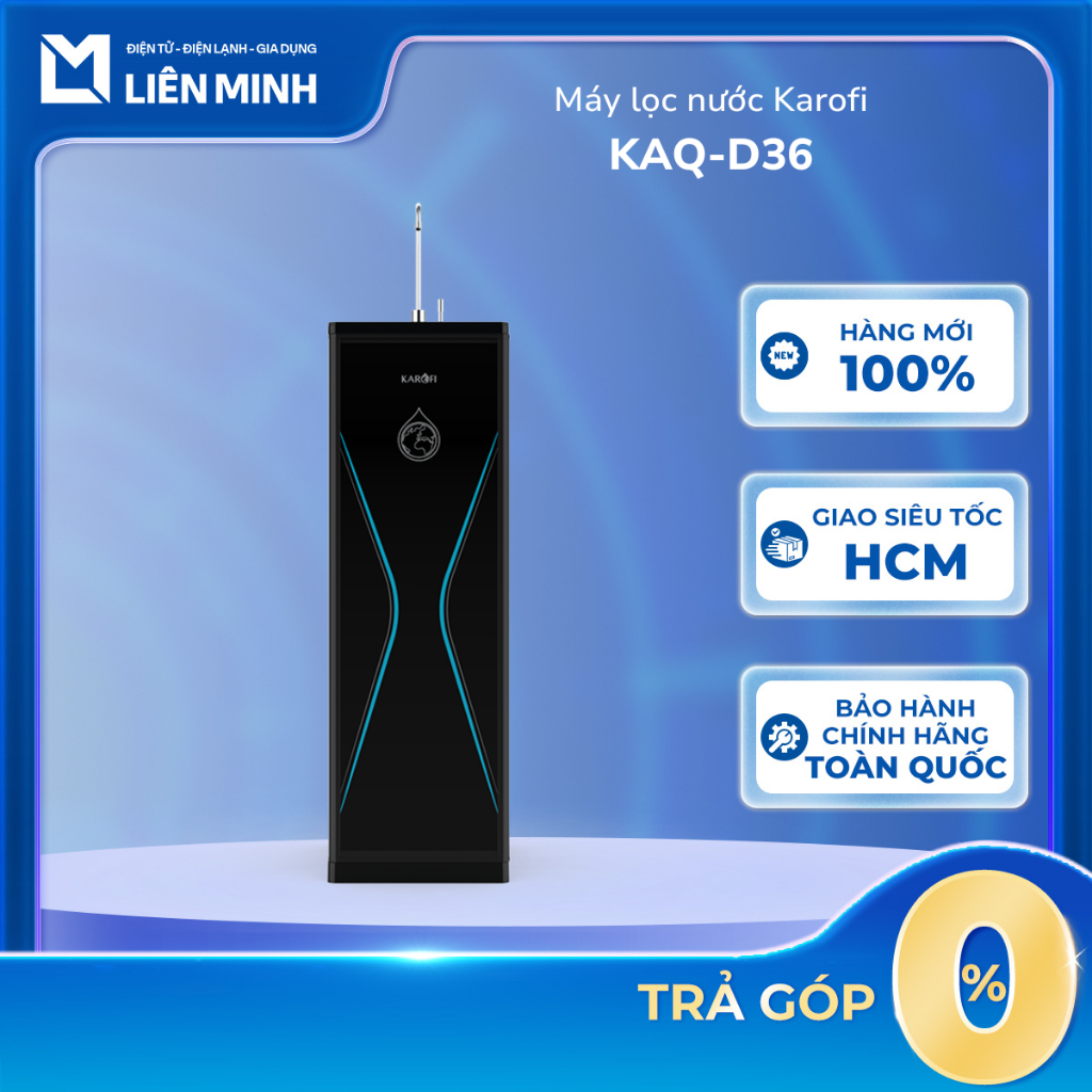 KAQ-D36 - Máy Lọc Nước Karofi KAQ-D36 [GIÁ MÁY][SHIP 0Đ HCM]
