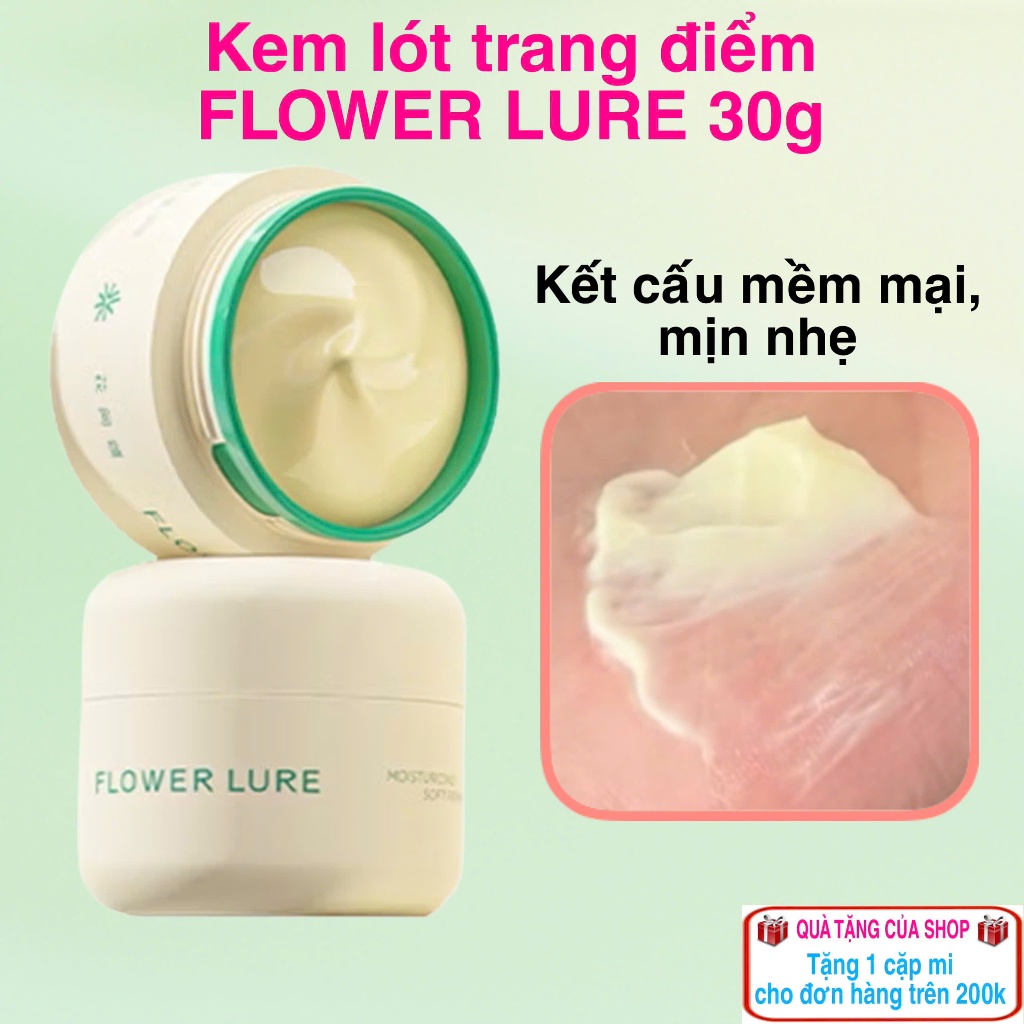 Kem Lót Trang Điểm Flower Lure Moisurizing Skin-Fit 30g