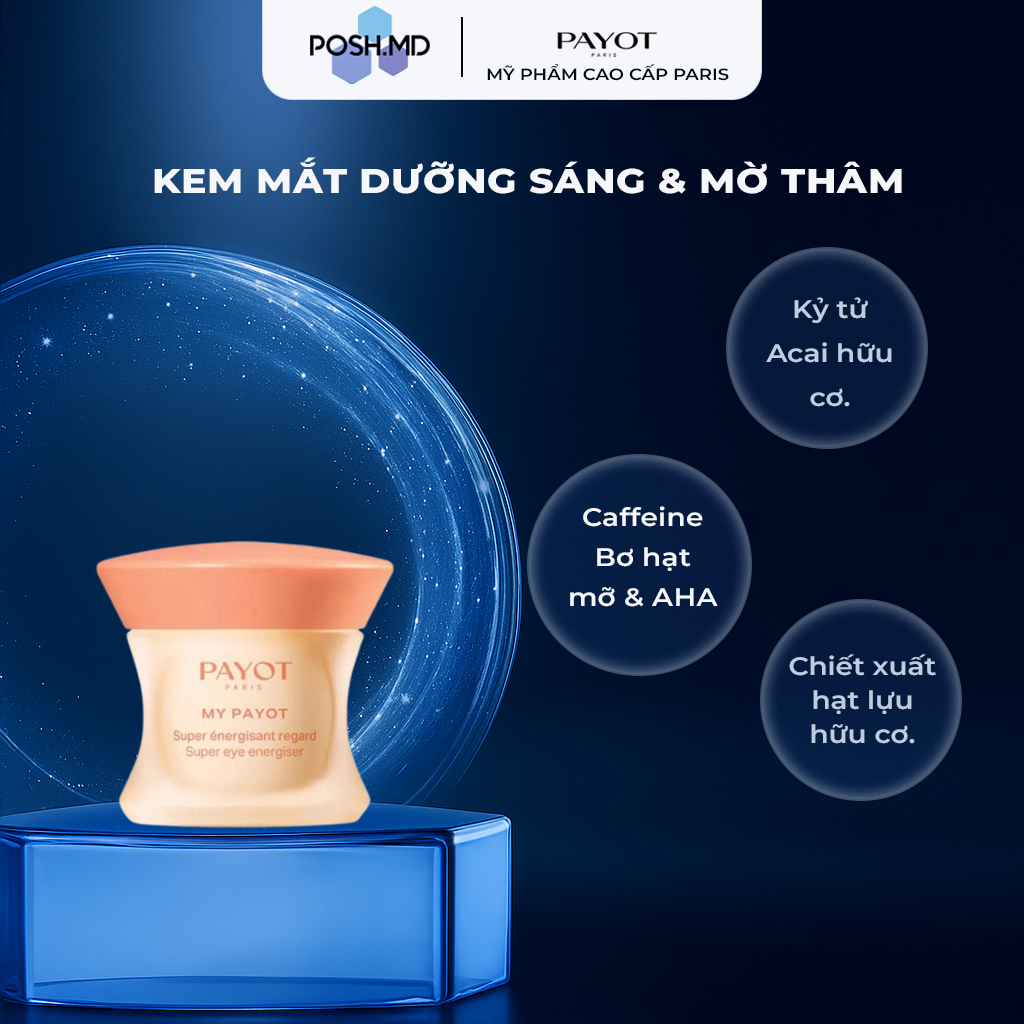 Payotmd.Kem Dưỡng Mắt Payot Làm Sáng Da Super Eye Energiser 15ml