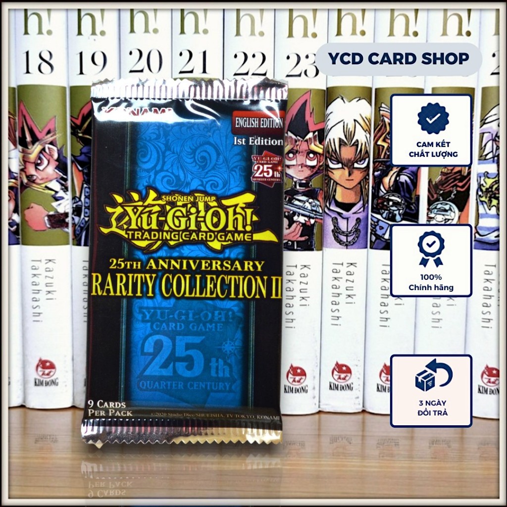[YCD Shop]  Gói (Pack) Thẻ bài Yugioh Chính Hãng 25th Anniversary Rarity Coillection II