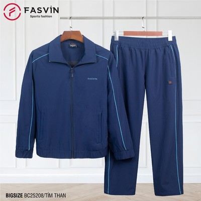 Bộ Quần Áo Gió Nam BIG SIZE FASVIN BC25208.HN Vải Gió Chun 02 Lớp Lót Vải Thun Mềm Mại Ám Áp