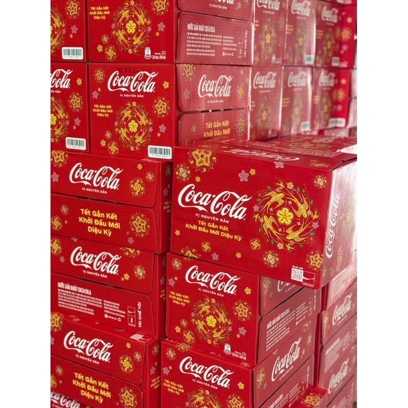 COCA COLA 300ML - ĐỒ UỐNG COCA COLA - COKE/SPRITE/FANTA ORANGE/FANTA GREEN CREAM PET 300ML x 24