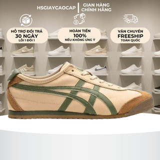    Best Quality   Giày Onitsuka Tiger Mexico 66 Beige Grass Green Full Box Hàng Chuẩn Best Quality 