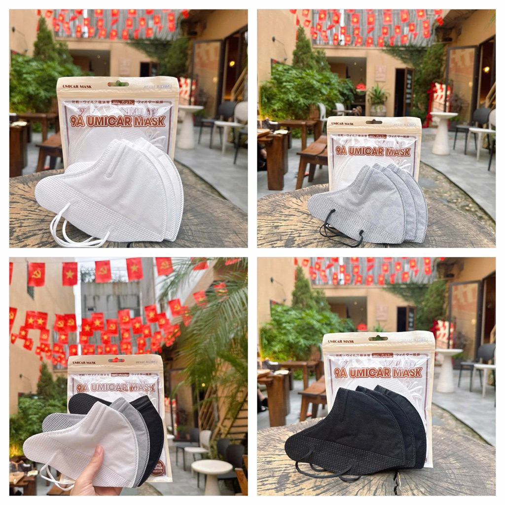Set 100 Khẩu Trang 9A UmiCa Mask, Khẩu Trang 9A Full Face