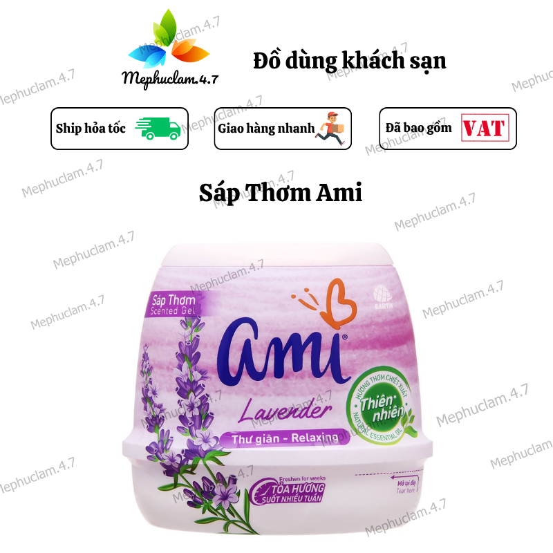 Sáp Thơm Phòng Ami Hương Lavender 200gr