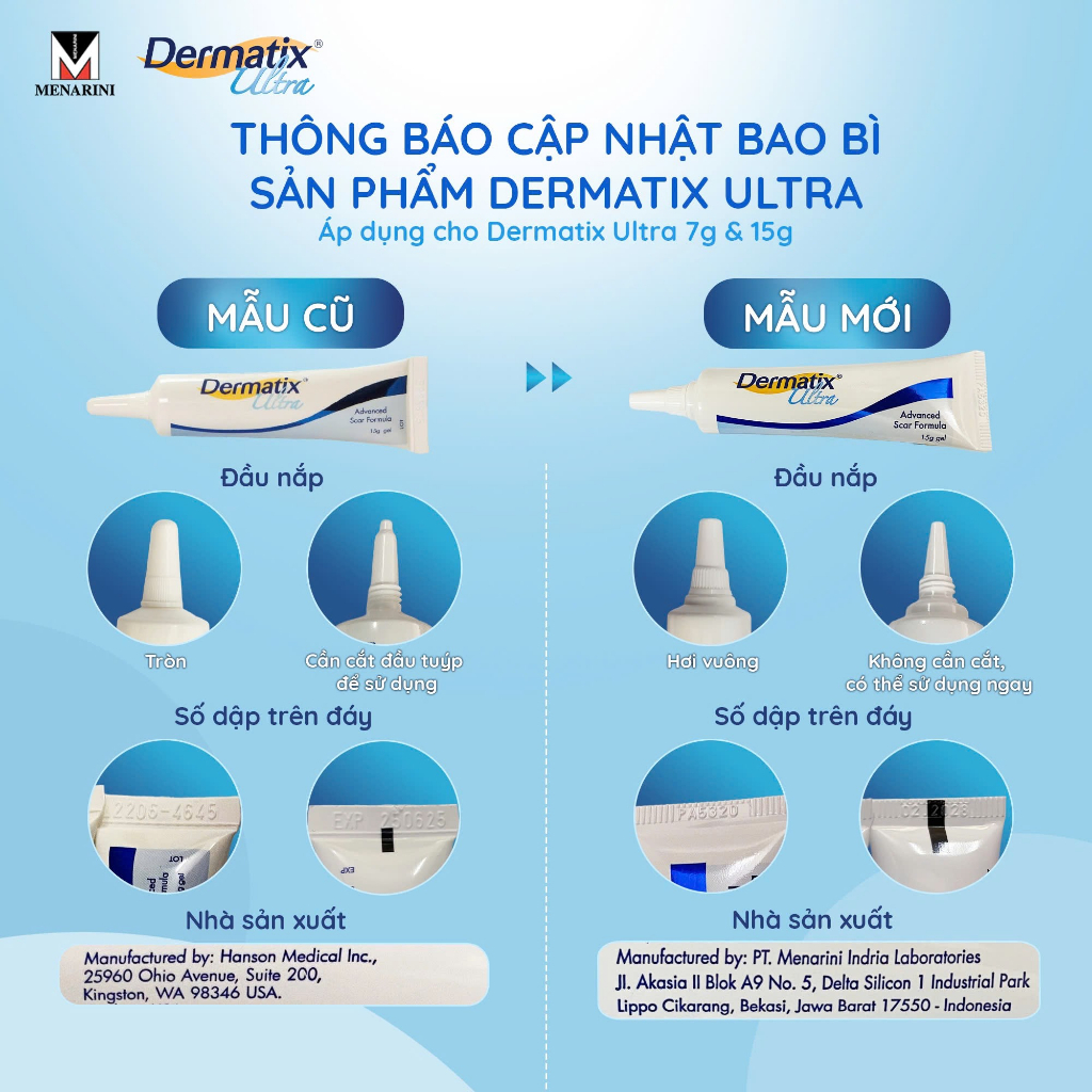 Gel mờ sẹo Dermatix Ultra 15g làm phẳng mềm sẹo lồi, sẹo thâm, sẹo sau phẫu thuật | BigBuy360 - bigbuy360.vn