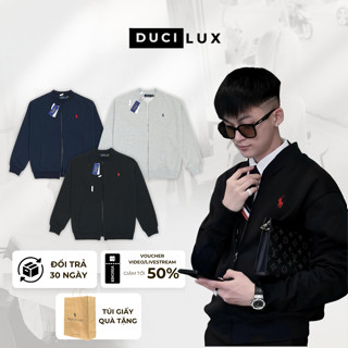  Áo Bomber Ralph Lauren Thêu Ngựa - Áo Khoác Vải Nỉ Chân Cua Dày Dặn Đứng Form Thanh Lịch - DUCI 
