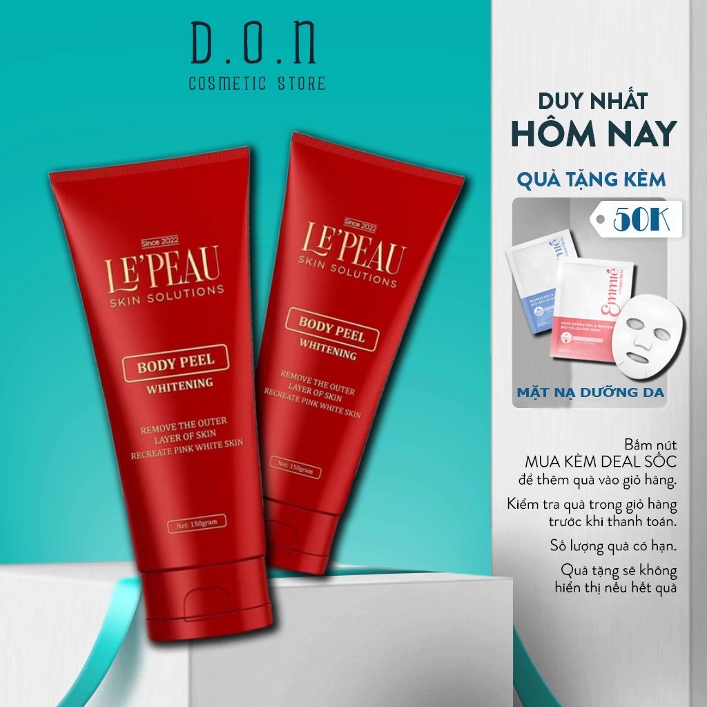 Kem Peel Body Retinol Le Peau Khử Thâm Làm Trắng Da Toàn Thân Chính Hãng