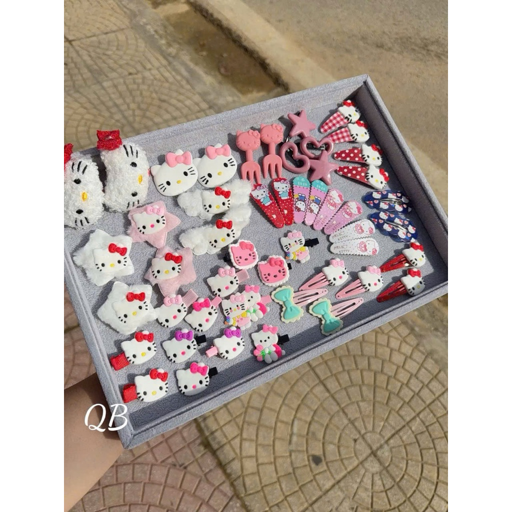 Set 50 Kẹp Chủ Đề Hello Kitty Mix Ngẫu Nhiên