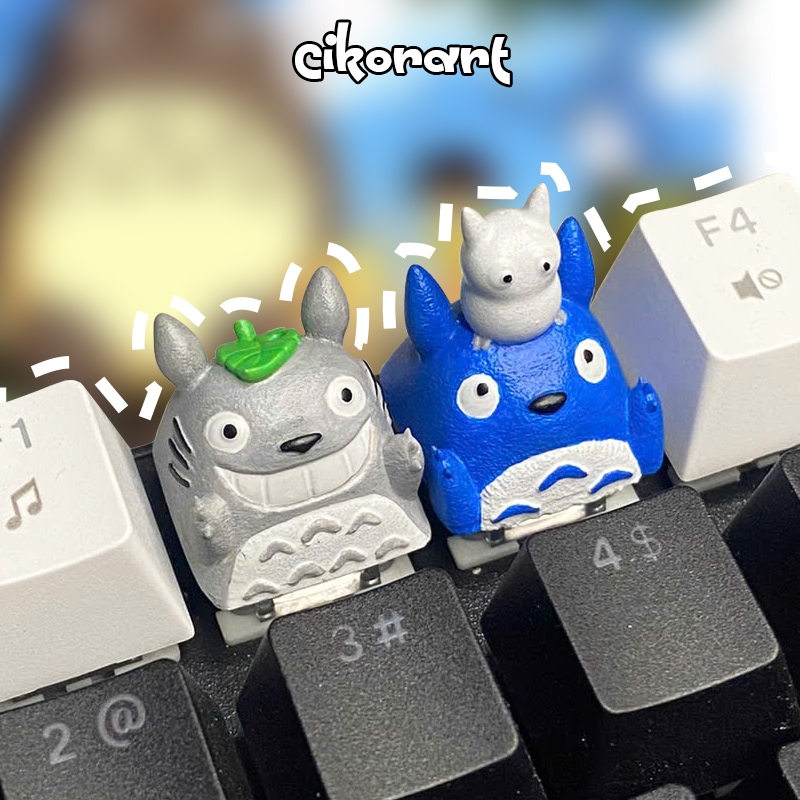 Keycap Totoro | Keycap cho bàn phím cơ | Keycap Anime | Cikorart