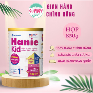 Sữa bột haniekid 0+, 1+, 2+ lon 900g/800g.850g