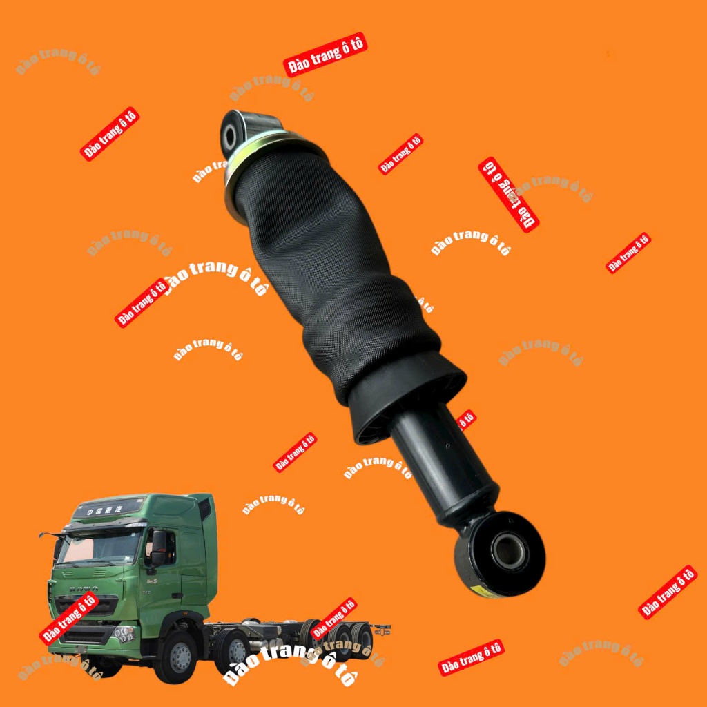 Giảm sóc sau xe howo A7 hệ thống bóng hơi giảm sóc xe ô tô đầu kéo WG1664440068 2 khuyên