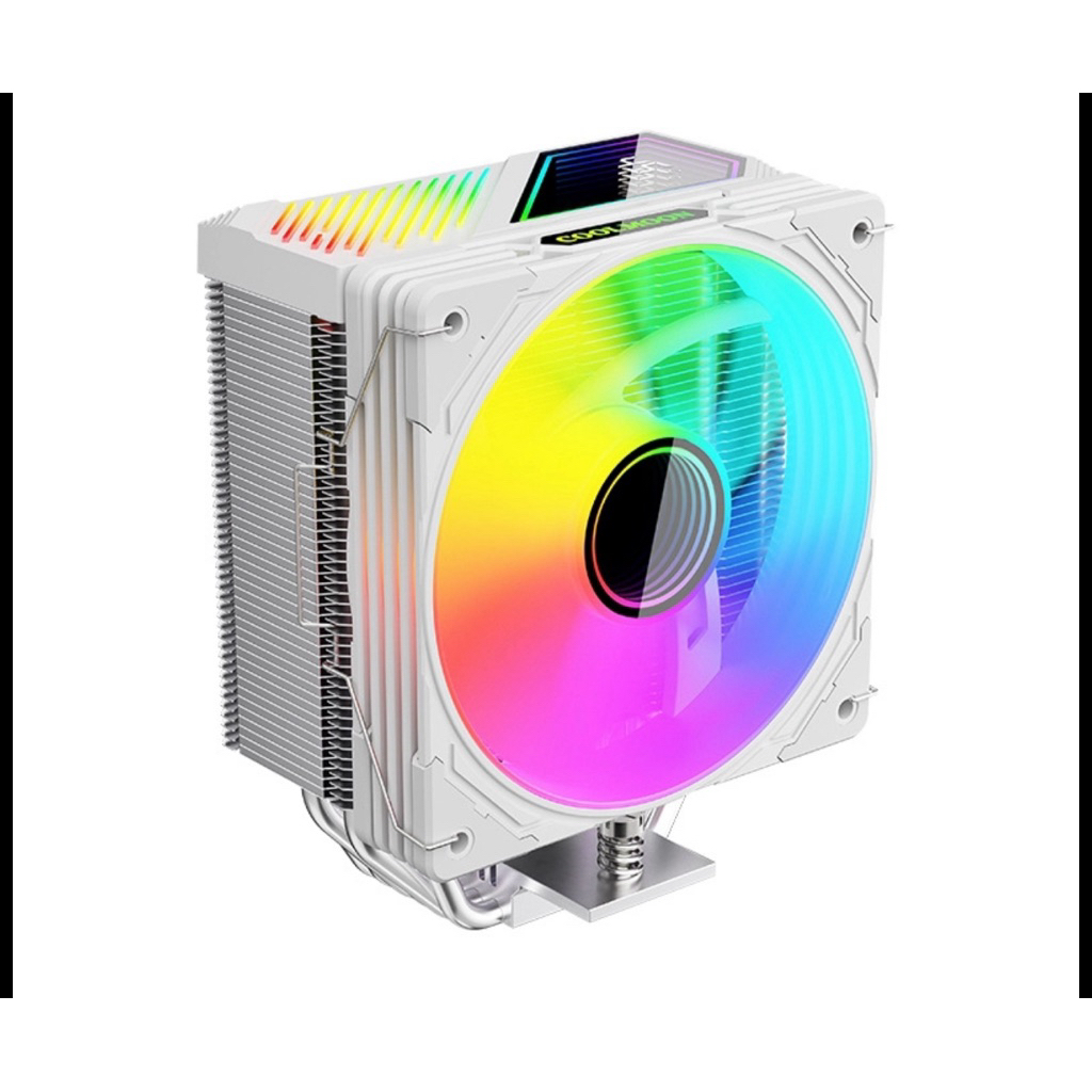 [FULL VAT] TẢN NHIỆT KHÍ 4 ỐNG ĐỒNG COOLMOON GT400 ARGB - Black -WHITE (/LED VÔ CỰC/ HIỂN THỊ NHIỆT 