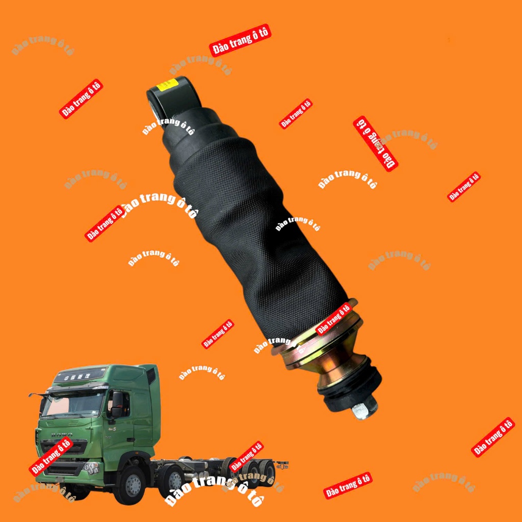 Giảm sóc trước xe howo A7 hệ thống bóng hơi giảm sóc xe ô tô đầu kéo WG1664430078 1 ty 1 khuyên