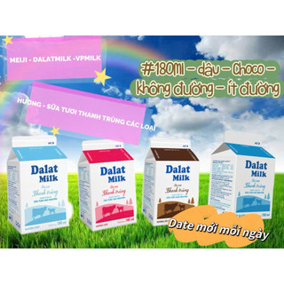 Sữa tươi thanh trùng Dalatmilk 180ml