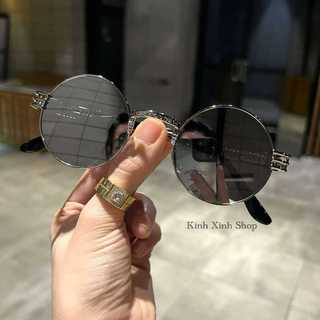 (Hàng cao cấp) Kính râm Mắt tròn thời trang retro cap cấp cho nam nữ