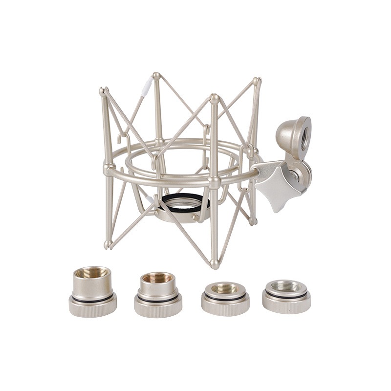 Shock Mount Micro Thu Âm Cho NT1 NT1A AT2020 BM800 – Chân Đỡ Chống Rung Cao Cấp, Kèm Ren Đa Năng