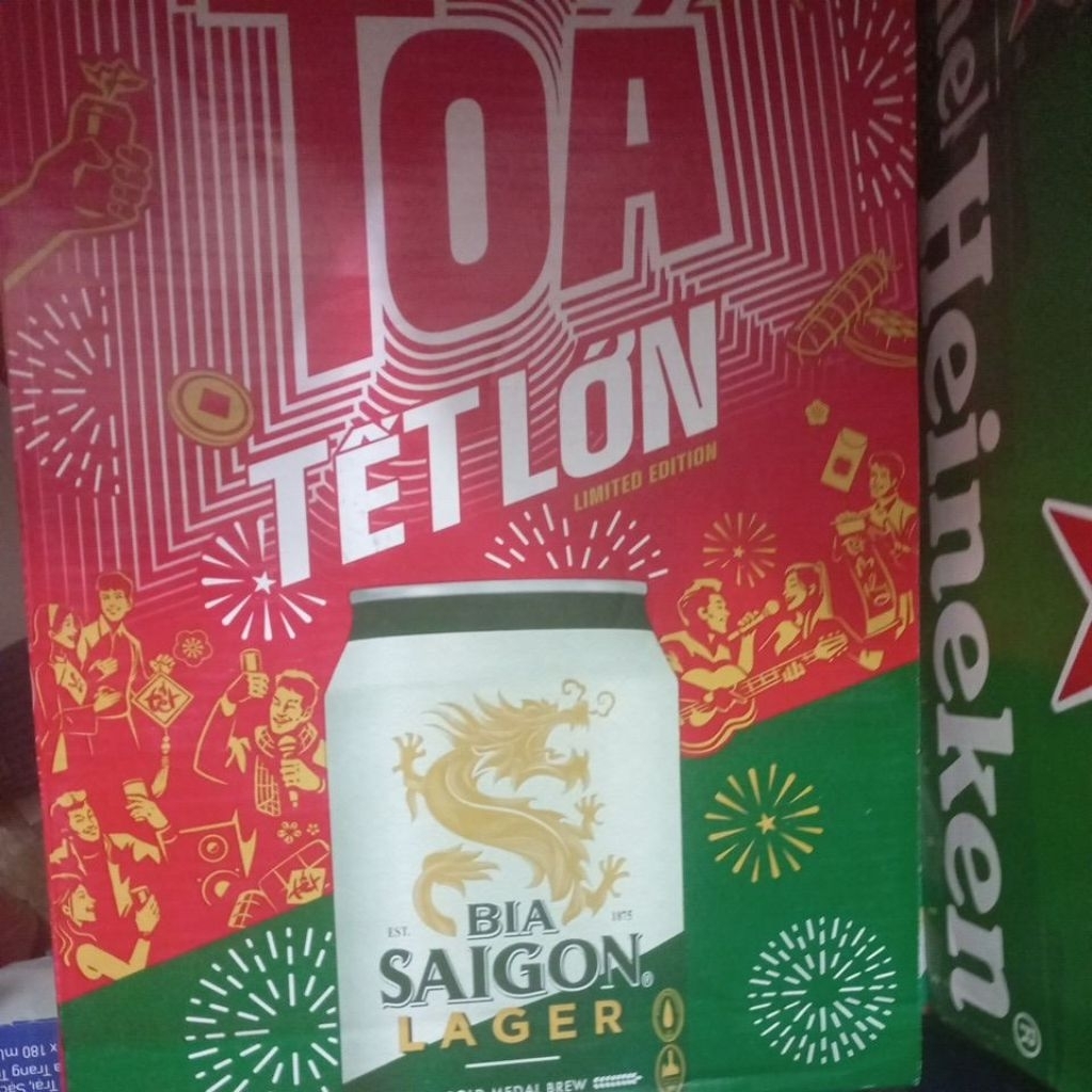 Thùng bia sài gòn lager 24 lon