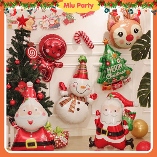  Bong Bóng Trang Trí NOEL Nhiều Mẫu Bóng 3D Người Tuyết MERRY CHRISTMAS - MiuParty 