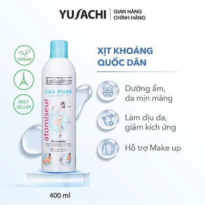 Xịt khoáng dưỡng da ẩm mượt mịn màng chính hãng 50ml ,150ml ,400ml