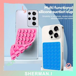 【COD】Điện thoại hút silicon đa chức năng Hút silicon hai mặt Hút mạnh mẽ Giác Hút Dính Mọi Bề Mặt-SN