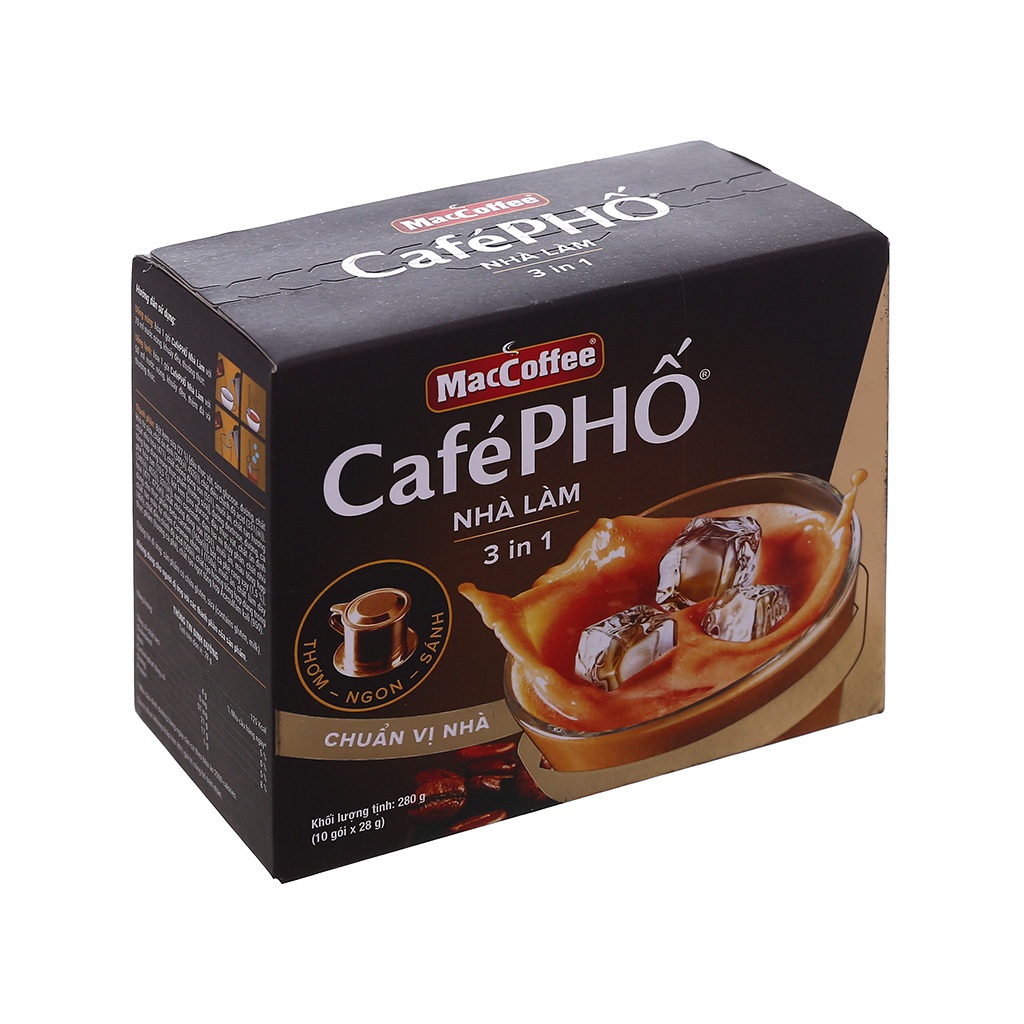 Cà phê sữa Café Phố nhà làm 10 gói x 280g