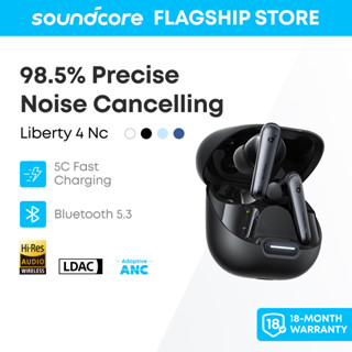 Soundcore by Anker Liberty 4 NC Tai nghe không dây chống ồn thích ứng 98.5%, Hi-Res, 50h Play, A3947