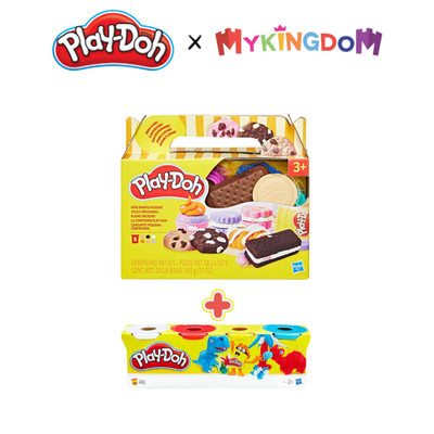 Đồ Chơi Combo Bộ Khuôn Làm Bánh Nhỏ Xinh Và Bột Nặn 4 Màu PLAYDOH CBG1615/G1609-B5517