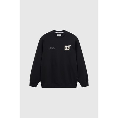 Áo Nỉ Không Mũ BOO Regular In Logo Họa Tiết 03 Chất Liệu Cao Cấp