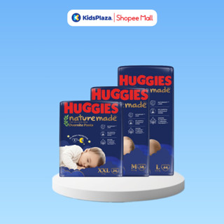  Bỉm - Tã quần ĐÊM Huggies Naturemade đầy đủ size cho bé EC 