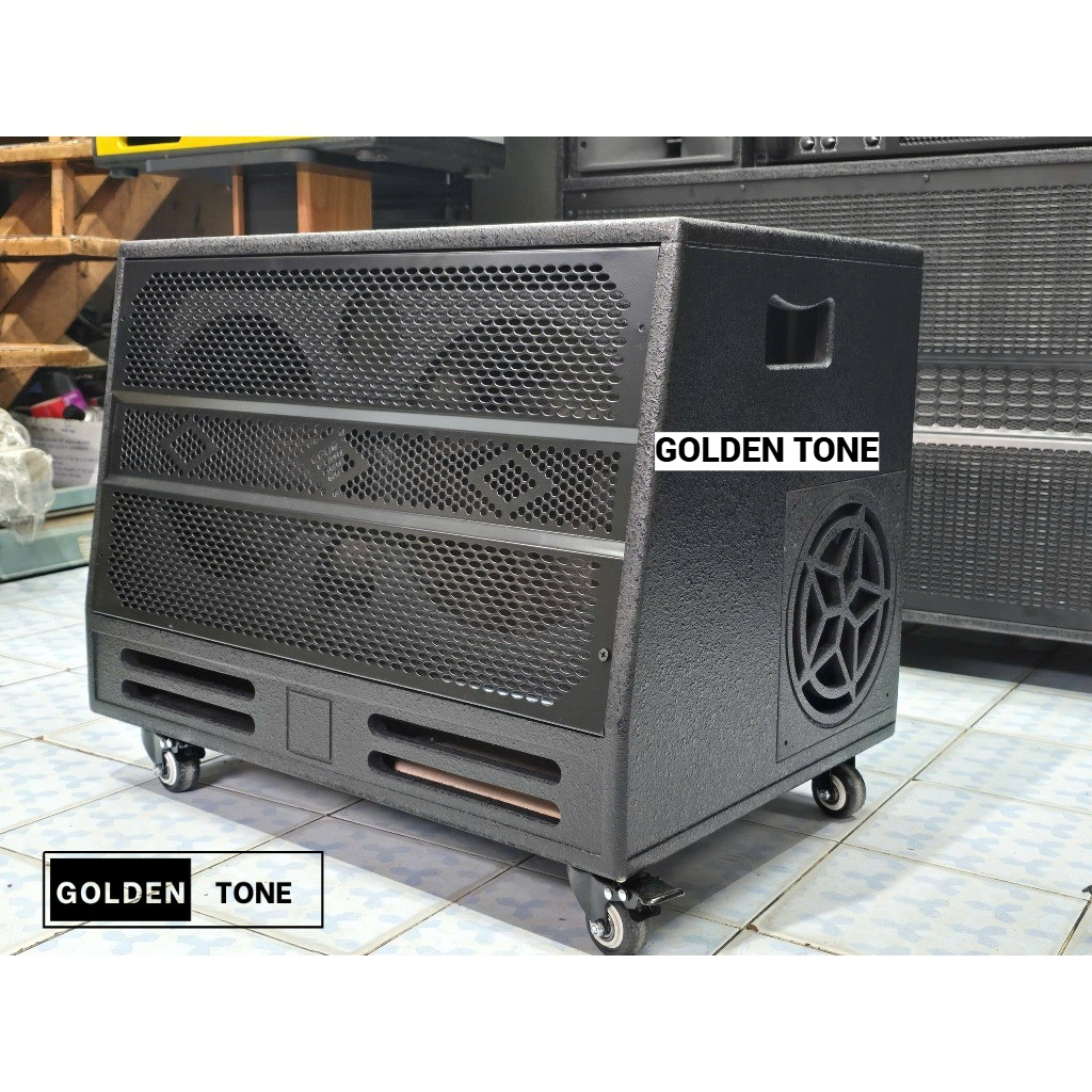 Vỏ loa kéo 3way bass 25 trung 16 (mạch 19x38)