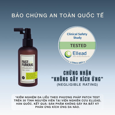 Tinh chất bưởi mọc tóc giảm rụng cải thiện mật độ tóc với Redensyl & Baicapil Fast & Furious™ Vyvyhaircare V 150ml