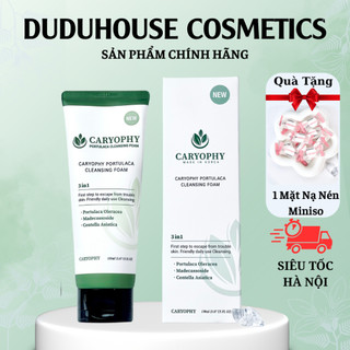  Sữa rửa mặt da dầu mụn Caryophy Portulaca Cleansing Foam ngừa mụn kiềm dầu sạch sâu 150ml 