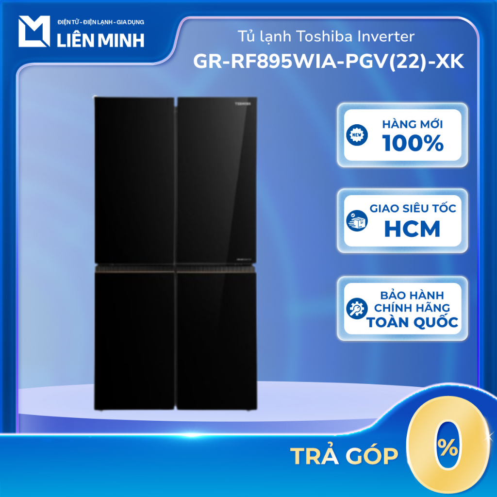 GR-RF895WIA-PGV(22)-XK - Tủ lạnh 4 cửa Toshiba 711L - TSmartLife Quản Lý Từ Xa [SHIP 0Đ HCM]