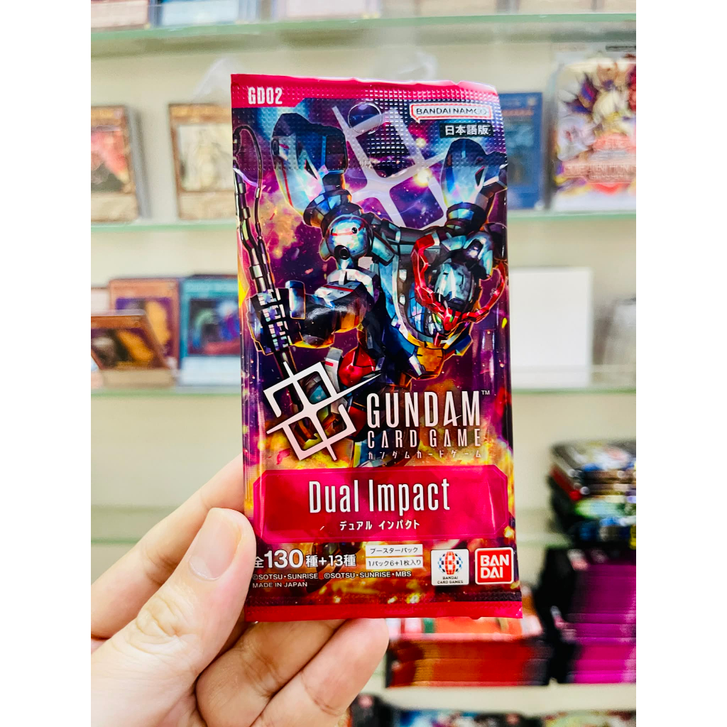 5 TẶNG 1 video chính hãng [ Ora Ora ] Gói 7 thẻ gundam dual impact gd02 OFFICIAL CARD GAME