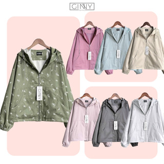  Áo Khoác Kaki Nữ Chống Nắng Blue CG01 Có Túi Trong Mũ Rộng Dáng Túi Hộp Chống UV Tốt Vải Bao Mát Màu Sắc Basic 