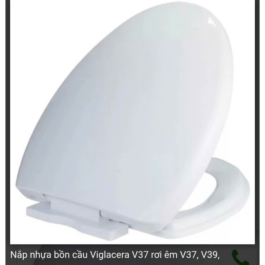 Nắp Nhựa V39M Viglacera Rơi Êm Gắn Bồn Cầu V848, C0504, V819, V808, V848, V37, V39, BL5