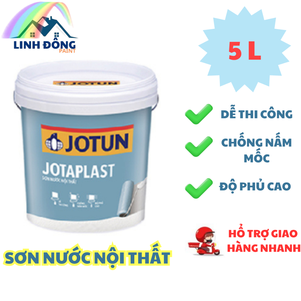 5 LÍT SƠN NỘI THẤT JOTUN JOTAPLAST