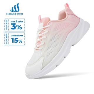 Giày Thể Thao Nữ Siêu Nhẹ BLUEWIND Trẻ Trung Chất Liệu Vải Dệt Kim Thoáng Khí 68876