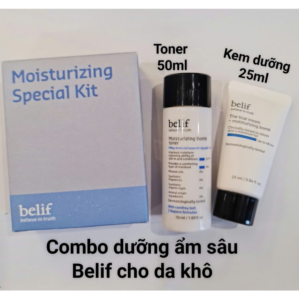 [Hàng công ty chính hãng] Bộ kem dưỡng belif dưỡng ẩm sâu cho da khô