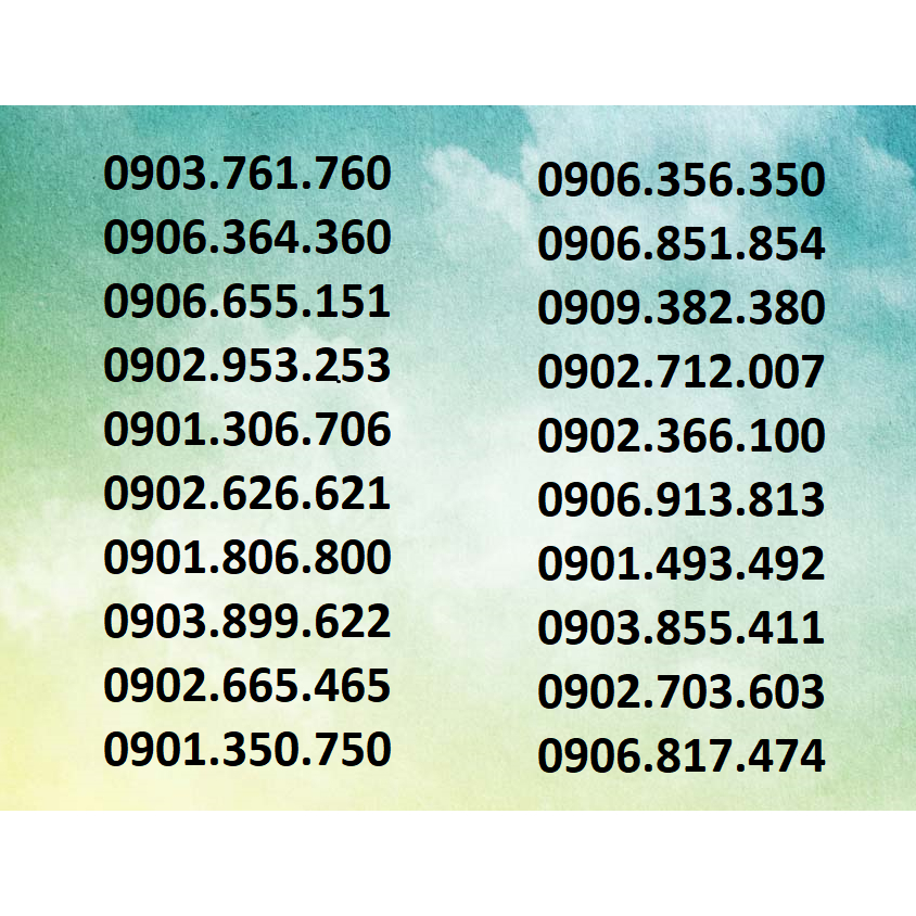 Sim số đẹp Mobifone đầu 09 khuyến mãi data 4G/5G [SIM CHƯA KÍCH HOẠT, PHẢI ĐĂNG KÝ CHÍNH CHỦ]